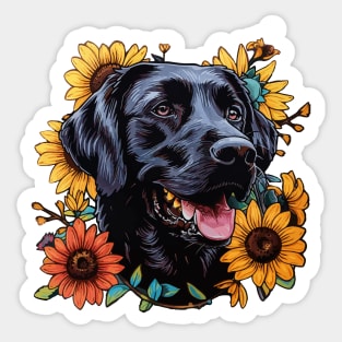 Black Lab Sticker